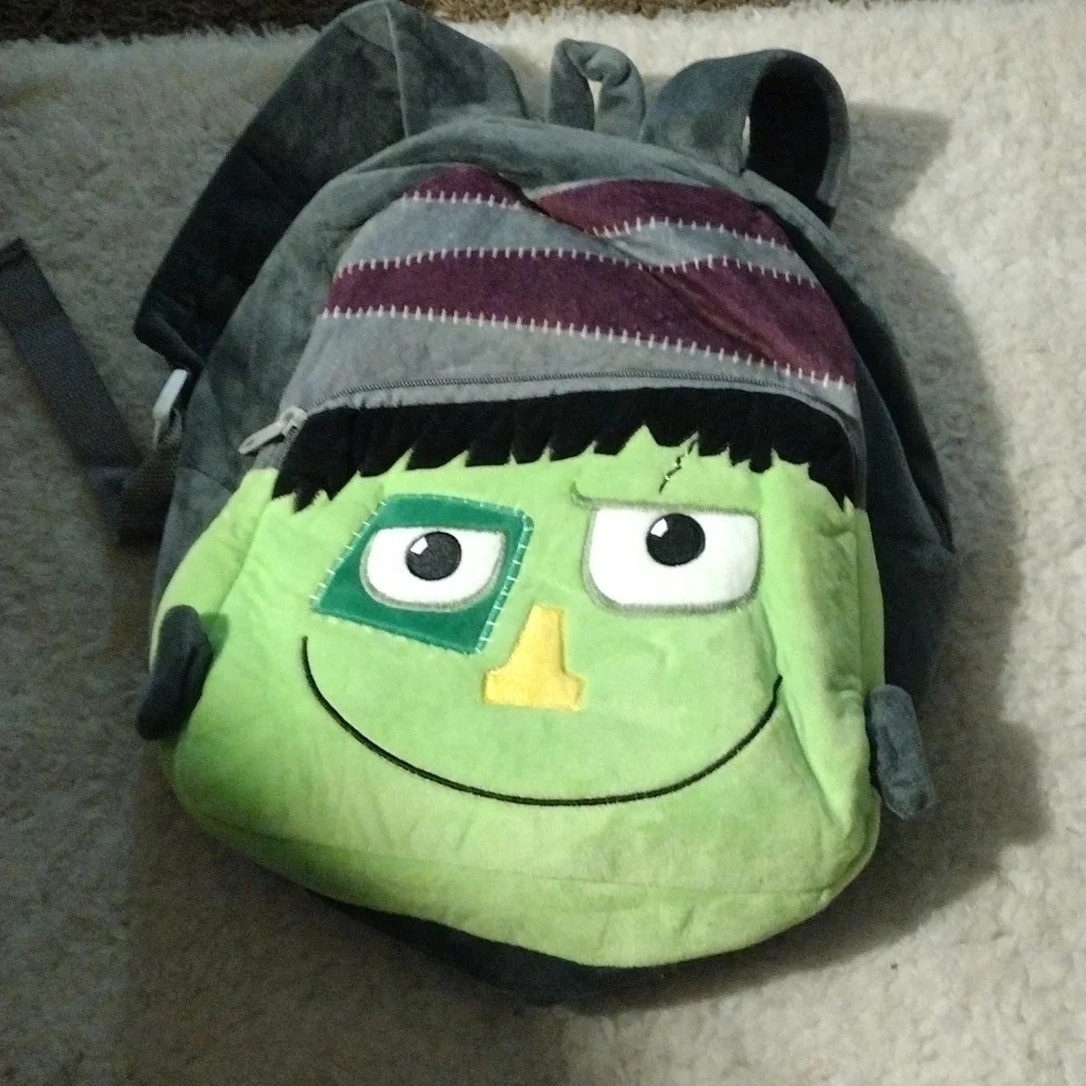 Green Monster Kids Backpack